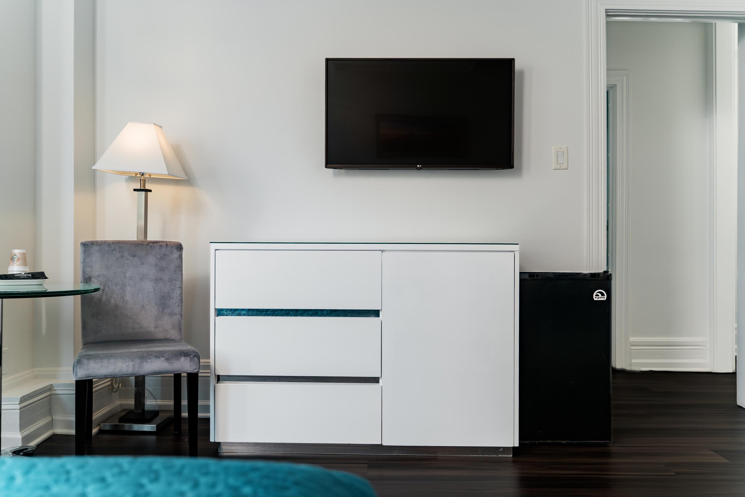 Dresser and TV