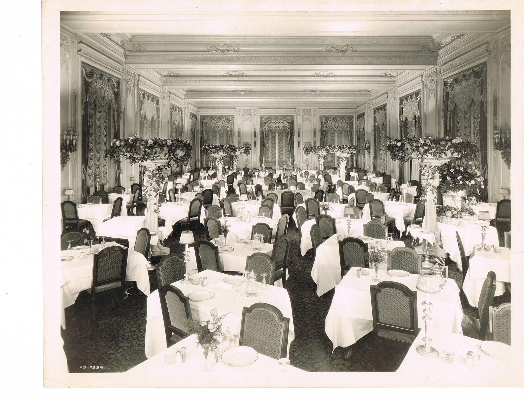 Historic Photo of Tables